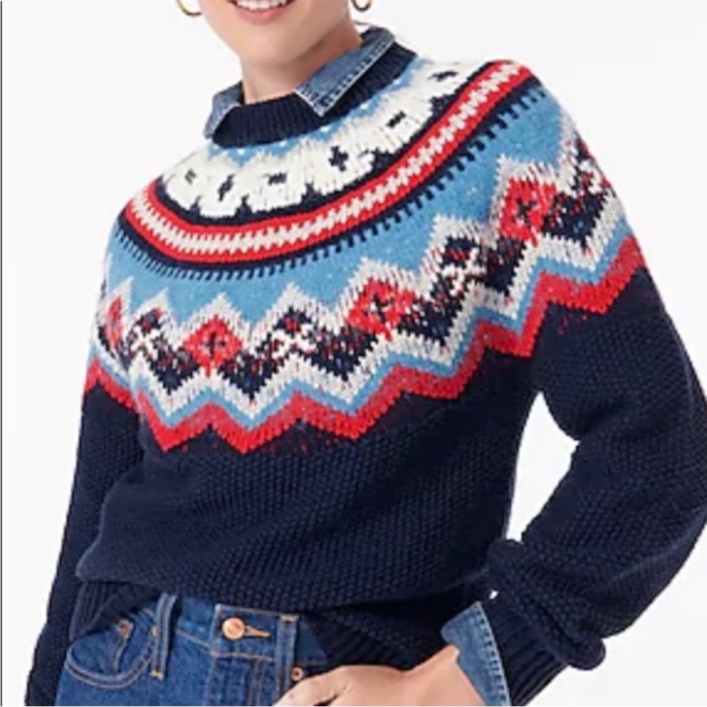 J. Crew Fair Isle Sweater